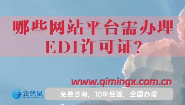 哪些網站平臺需辦理EDI許可證?